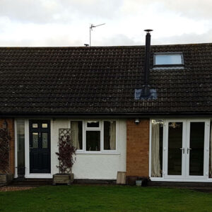 Bungalow before monocouche render applied