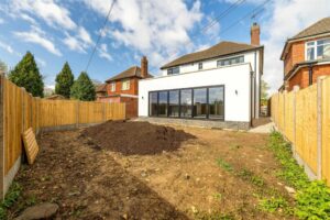 1930s rendered house lincoln