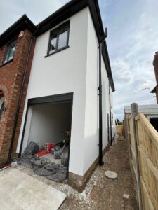 1930s rendered house lincoln